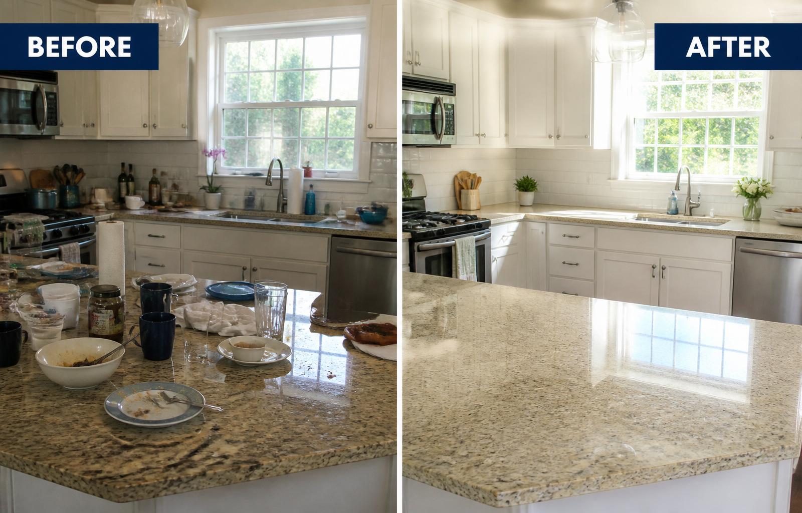 Before and after Kitchen